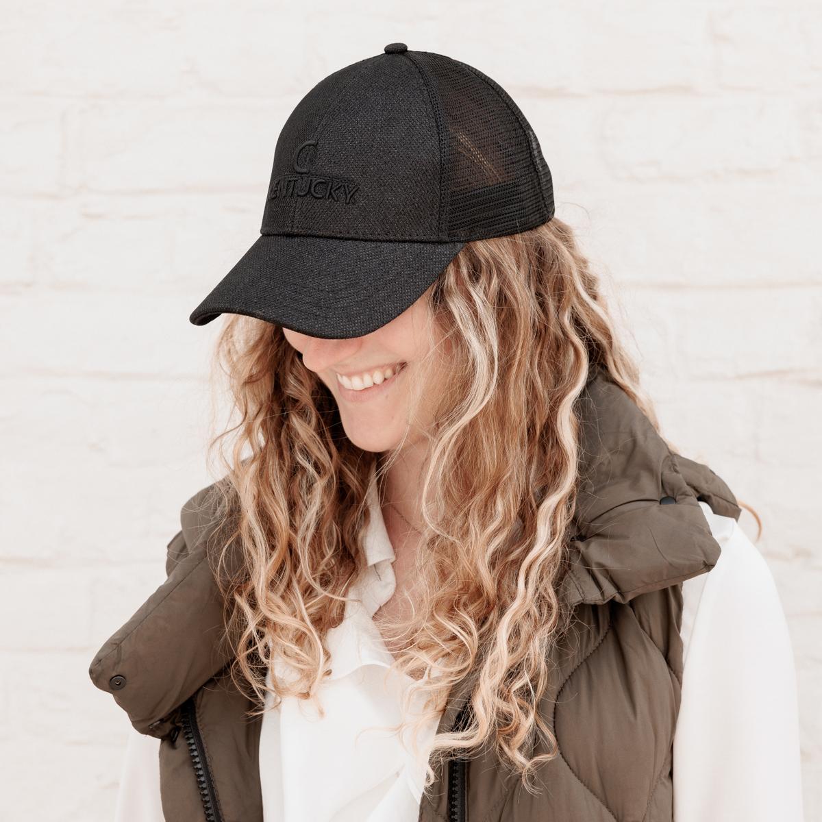 Kentucky Trucker Cap Glitter Black