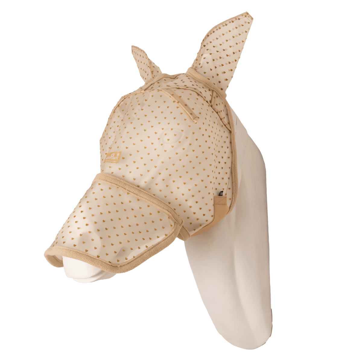 Kentucky Fly Mask Heart with Ears and Nose