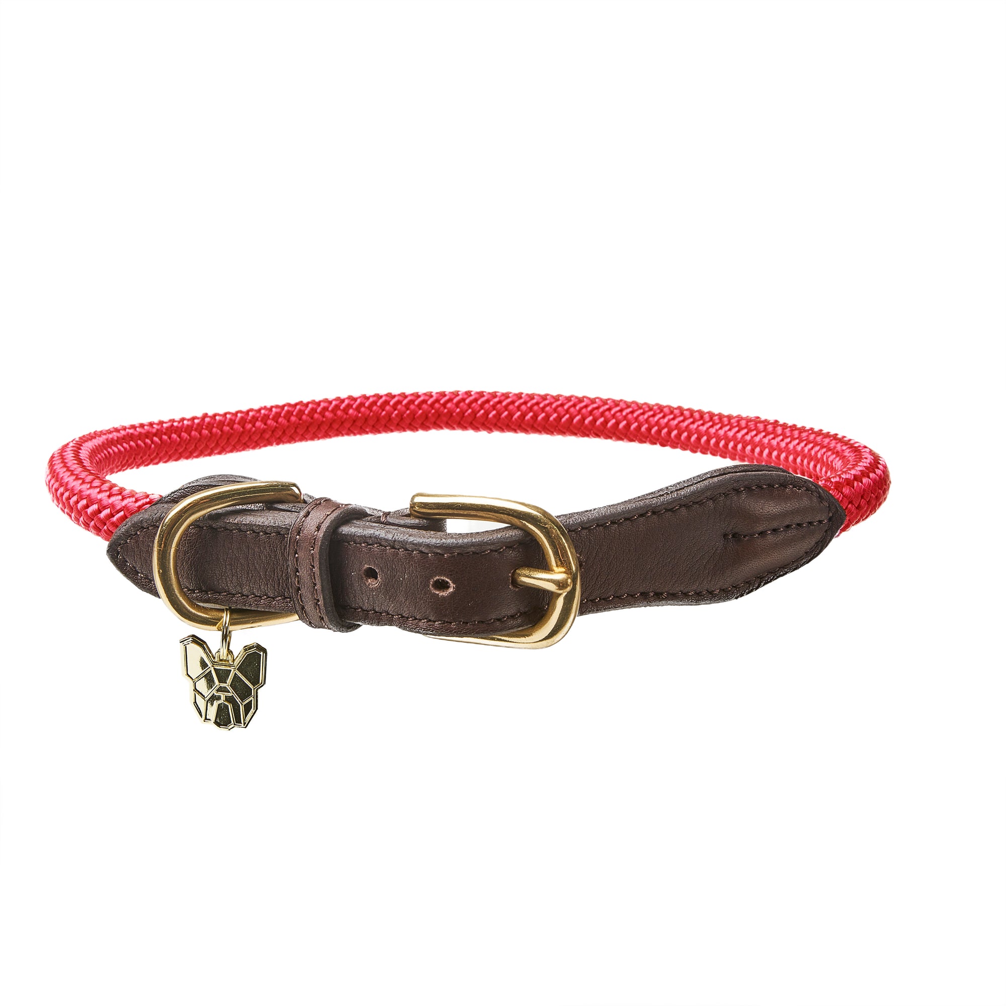 Digby & Fox Fine Rope Collar -Red