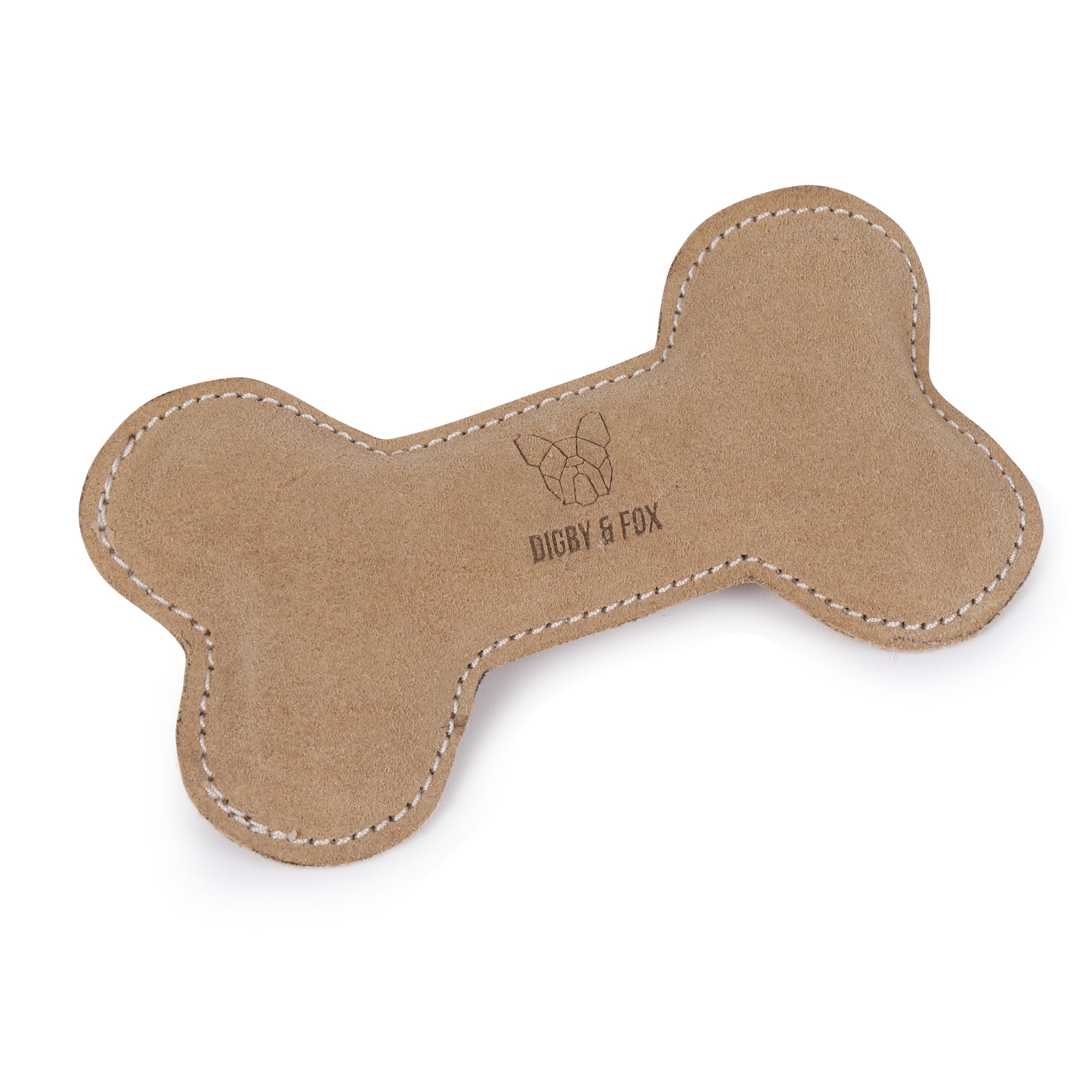Digby & Fox Leather Bone Dog Toy