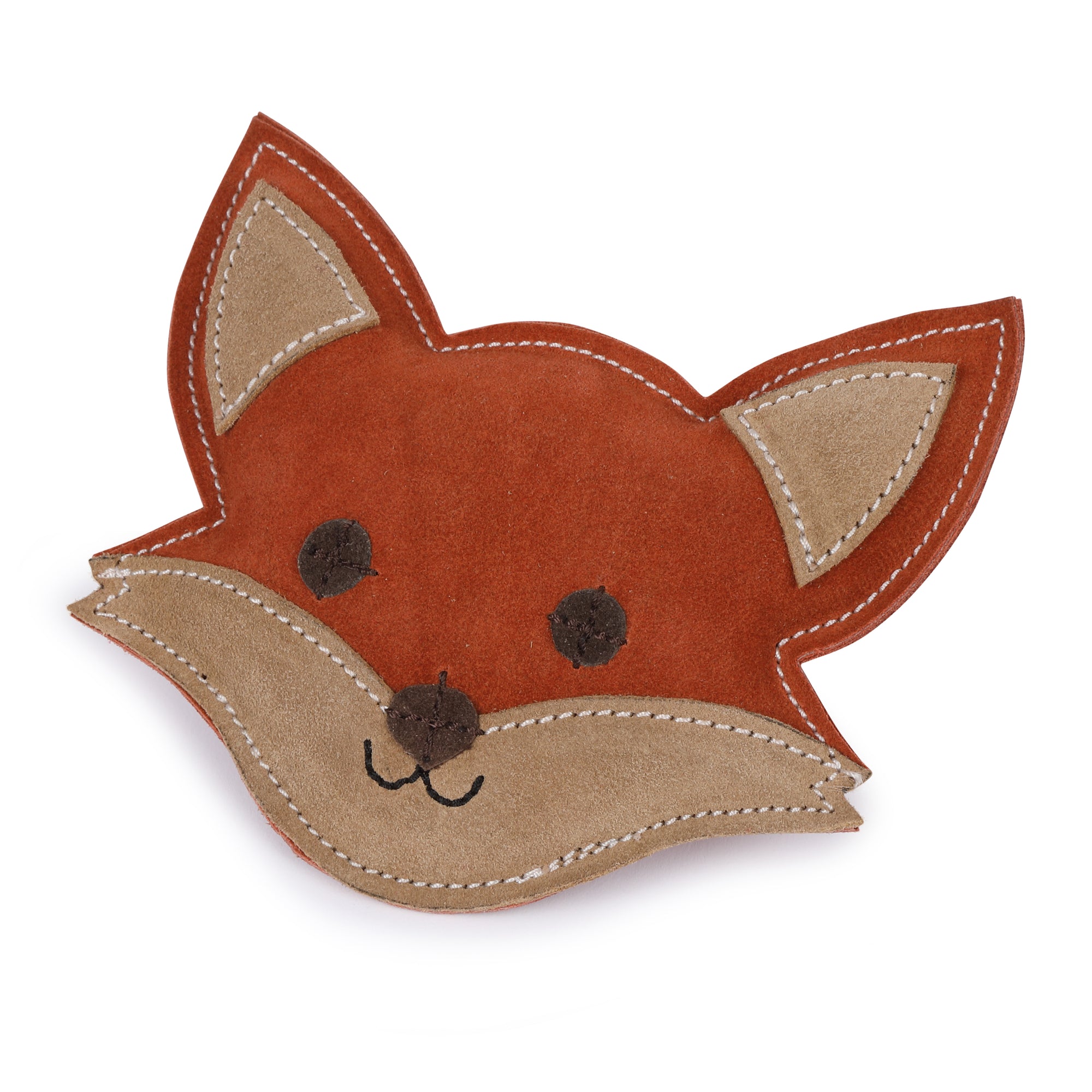 Digby & Fox Leather Fox Dog Toy