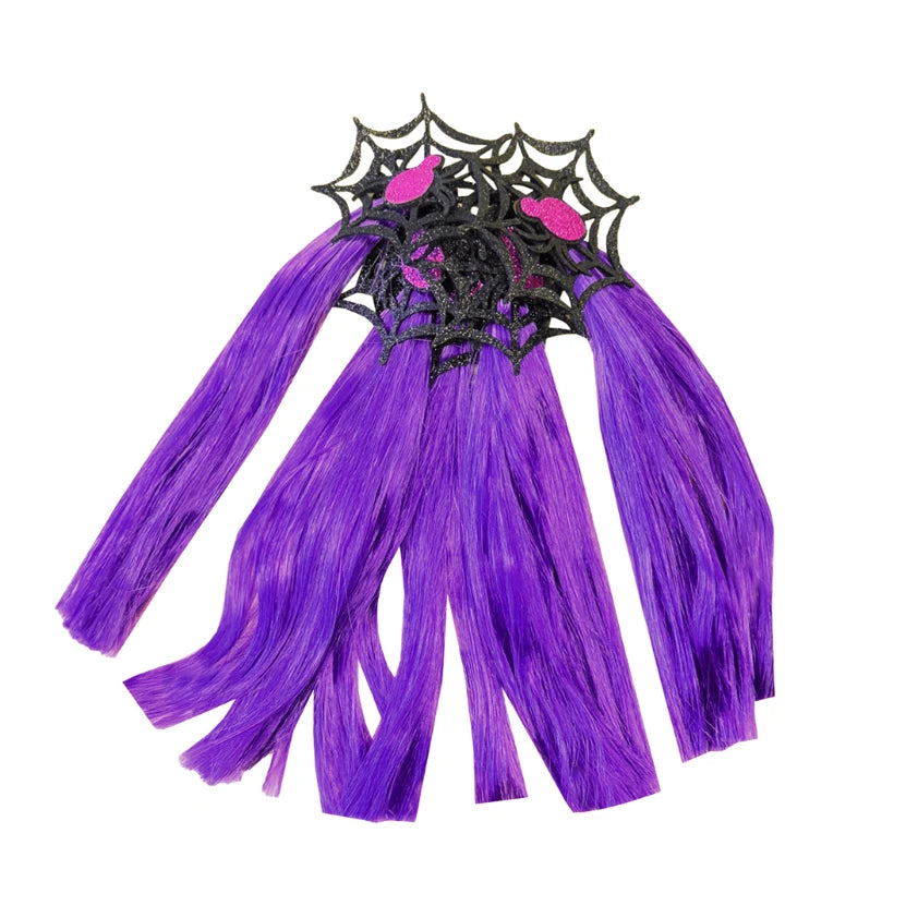 Cobweb Spider Halloween Horse Mane Tassels (5 Pack)