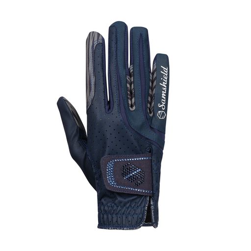Samshield V-Skin Swarovski Gloves Blue/Blue