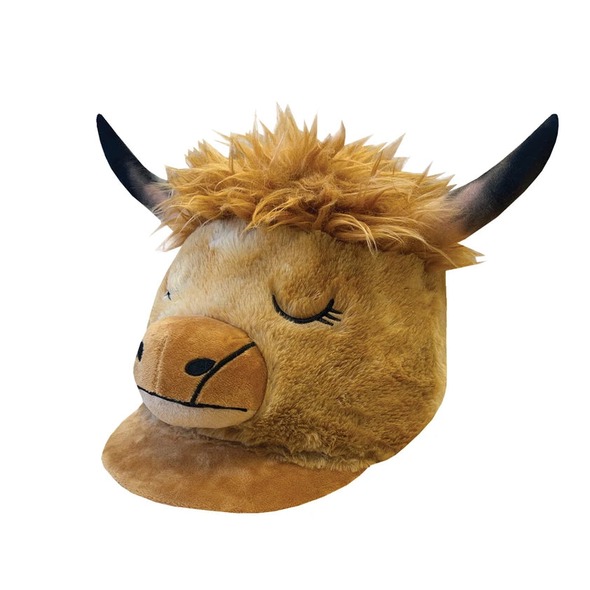 Childs Heather Highland Cow Hat Silk