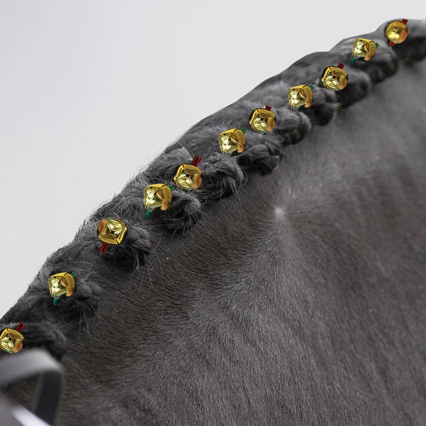 Christmas Sleigh Bells Plaiting Bands
