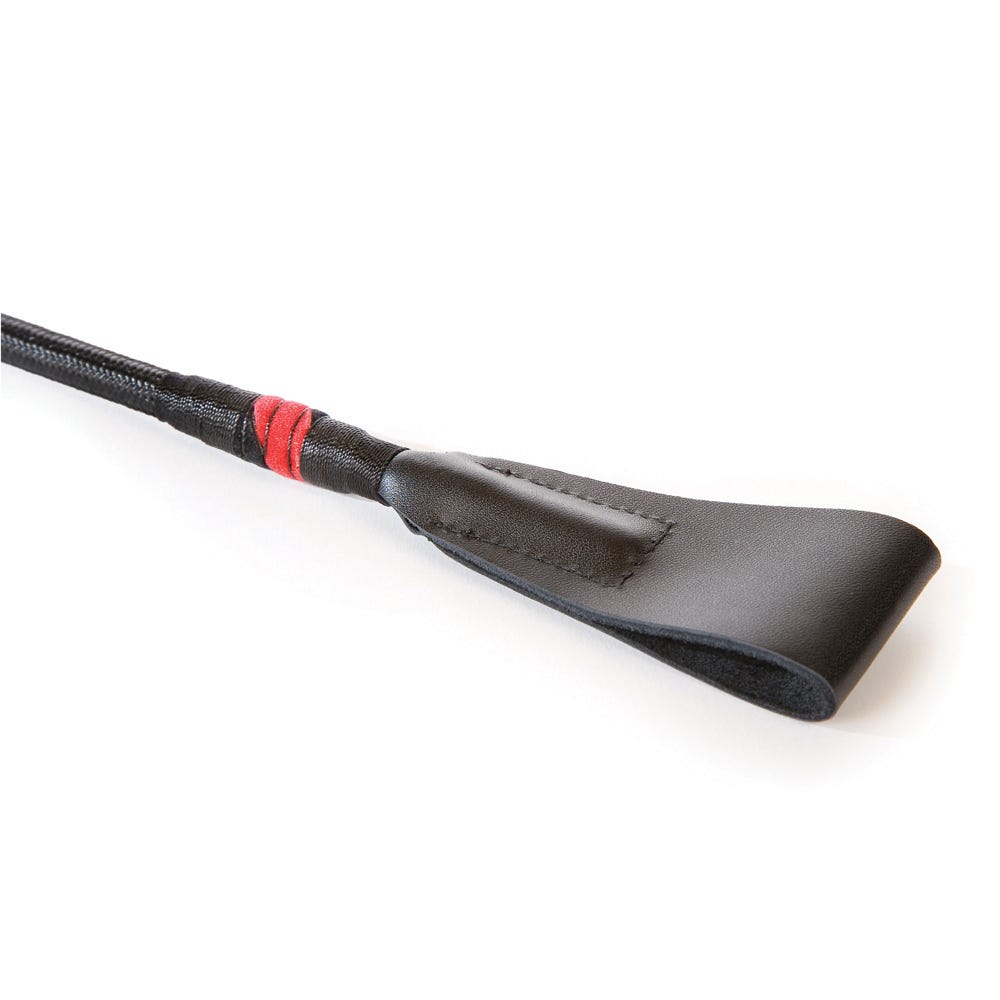 Hy Equestrian Diamante Riding Whip - Red/Black