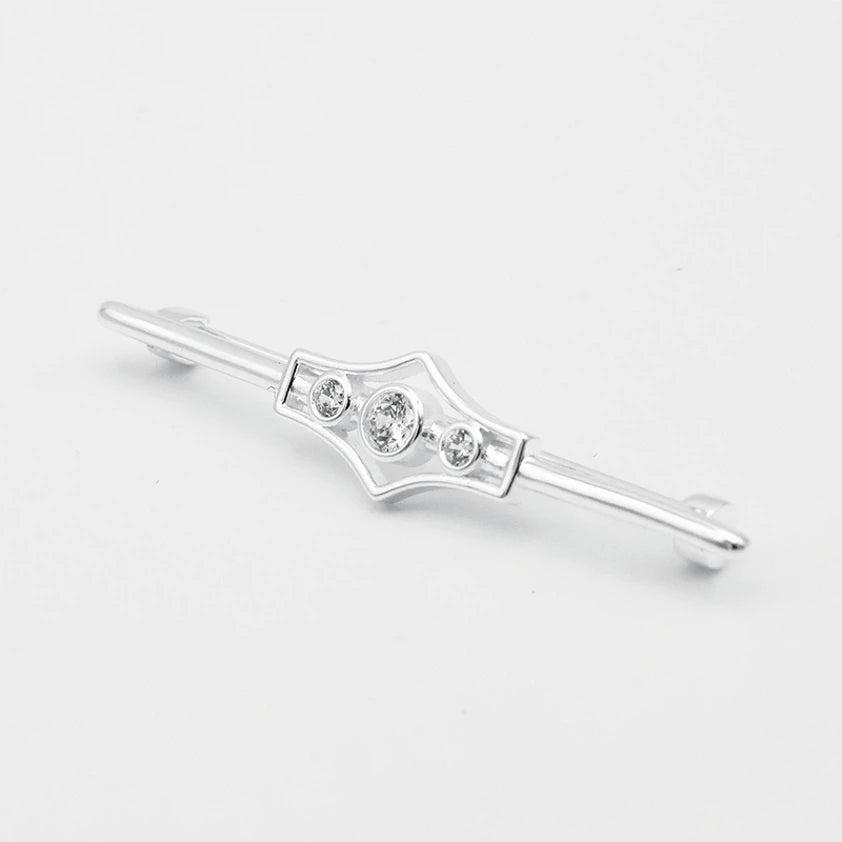 Deluxe Gatsby Stock Pin - Silver