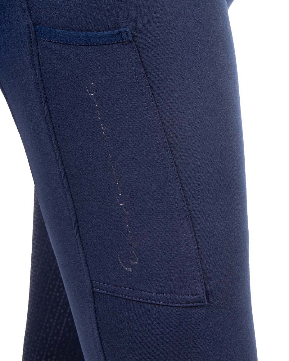 Maternity Riding Tights Full Grip Navy
