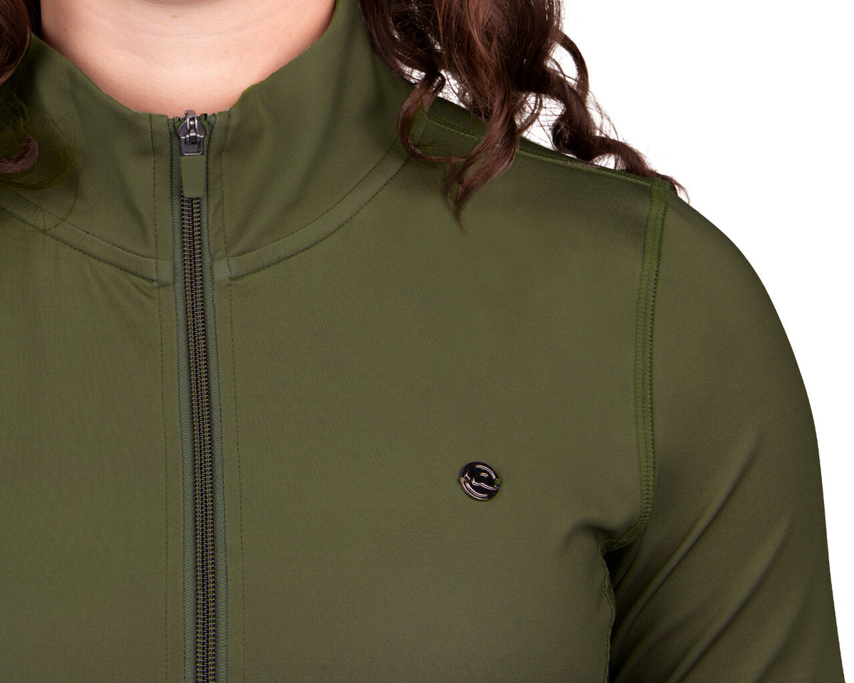Jorine Sweat Jacket - Olive