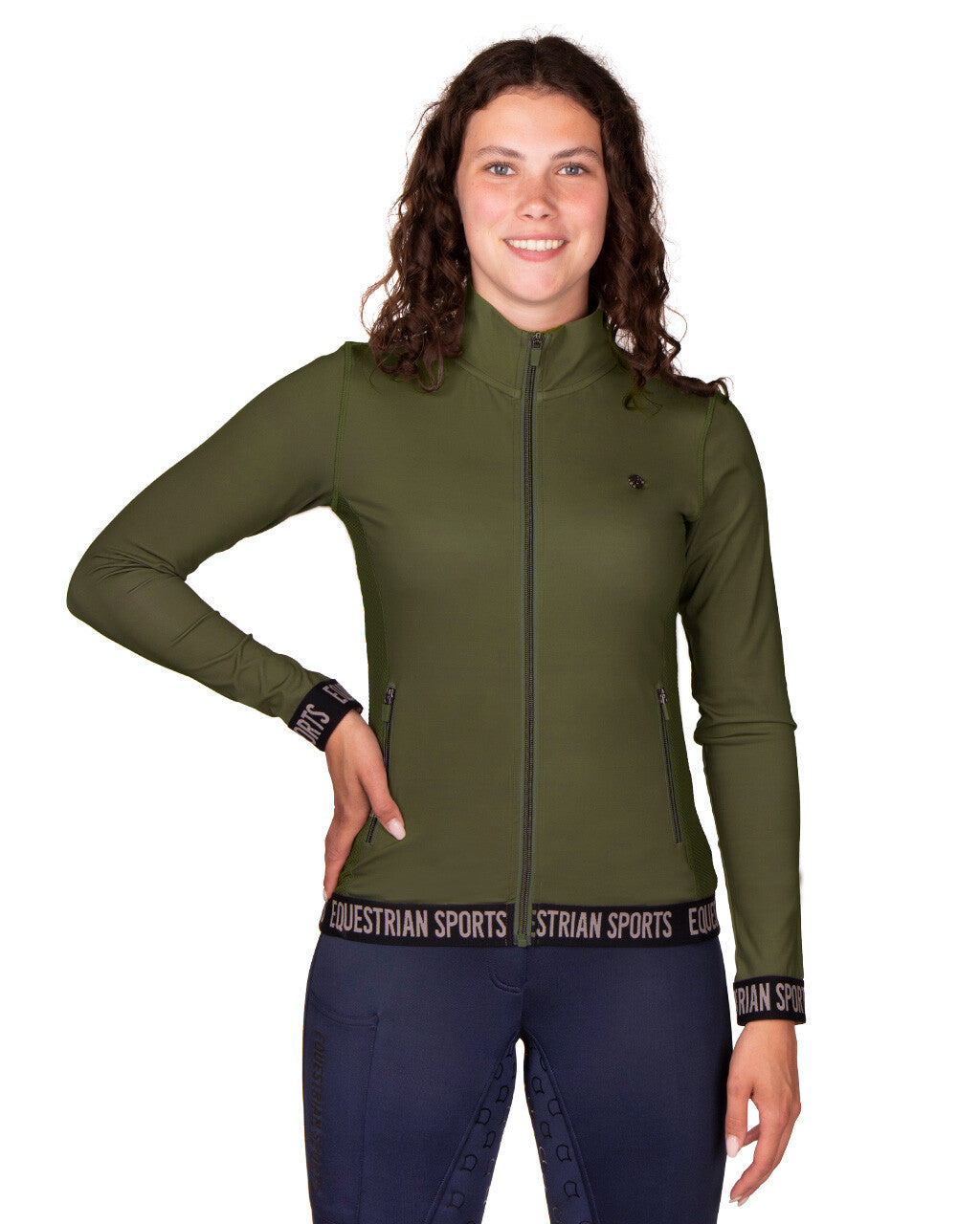 Jorine Sweat Jacket - Olive