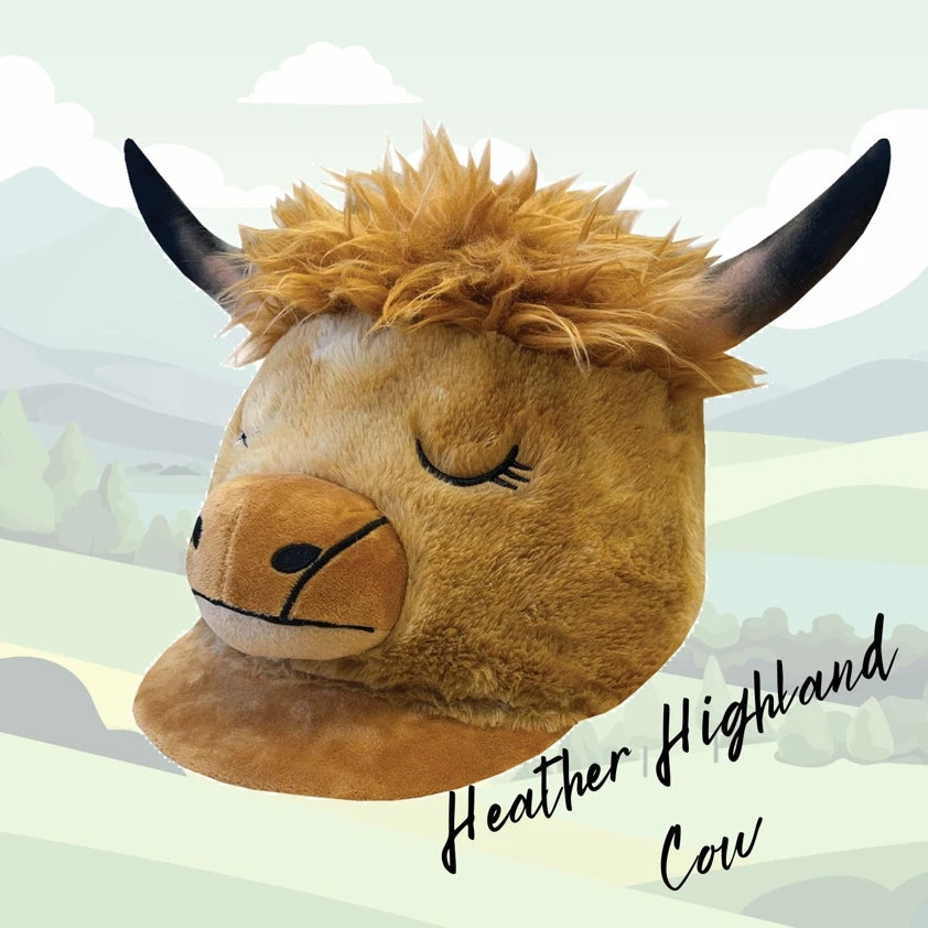 Childs Heather Highland Cow Hat Silk