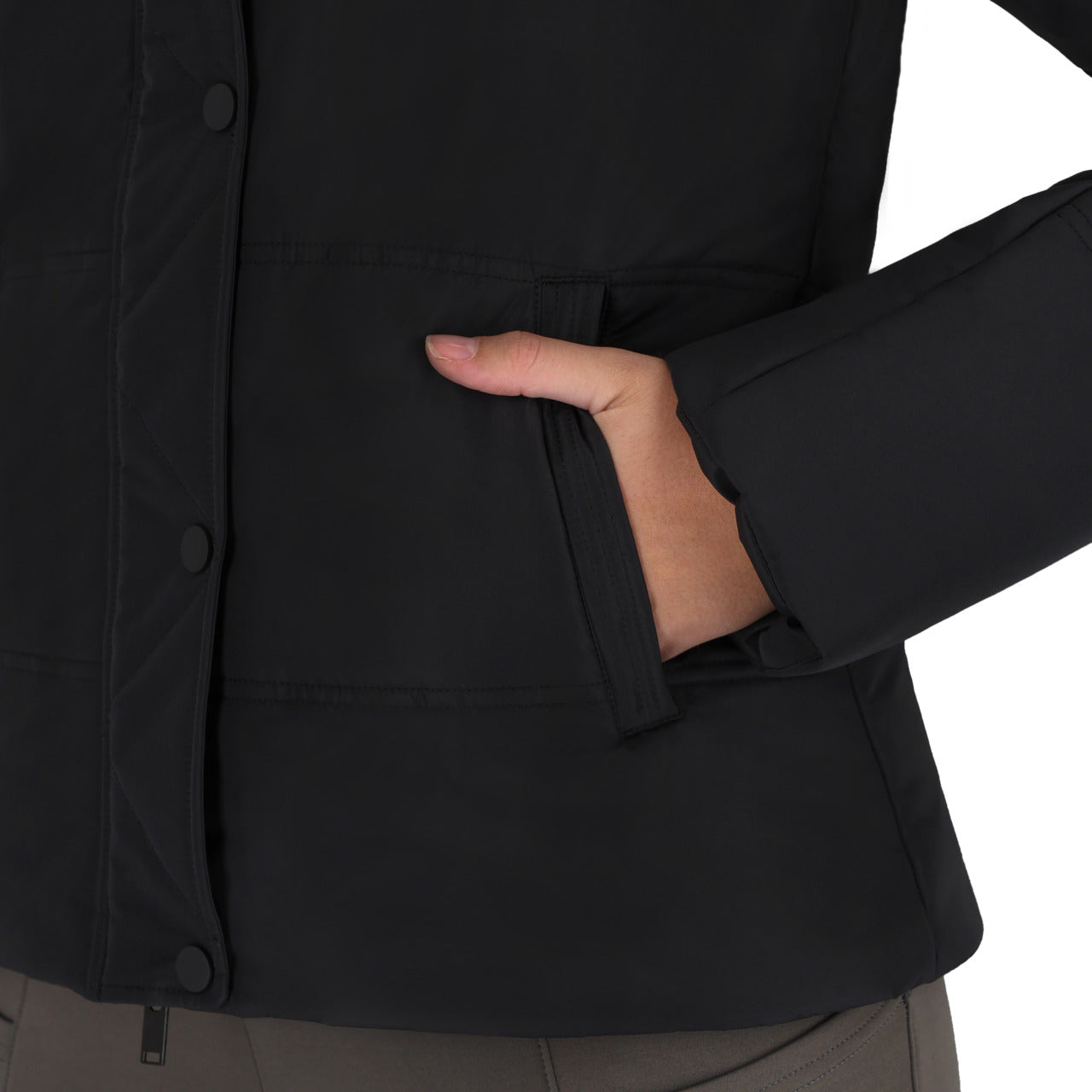 Rayah Winter Jacket with detachable sleeves