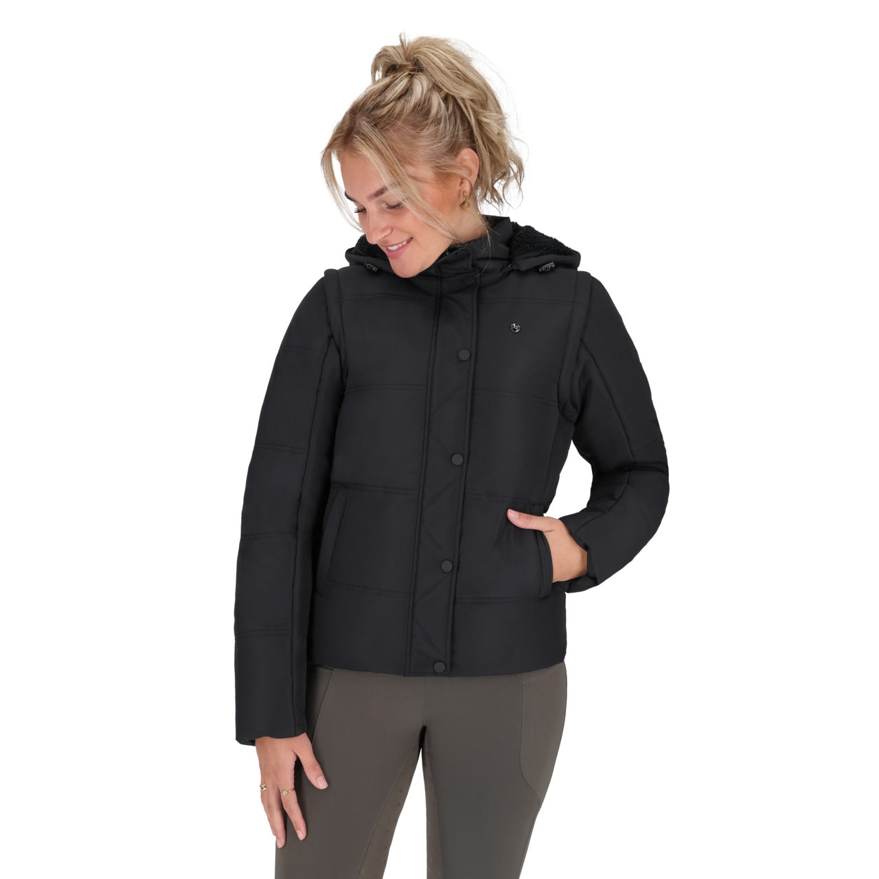 Rayah Winter Jacket with detachable sleeves