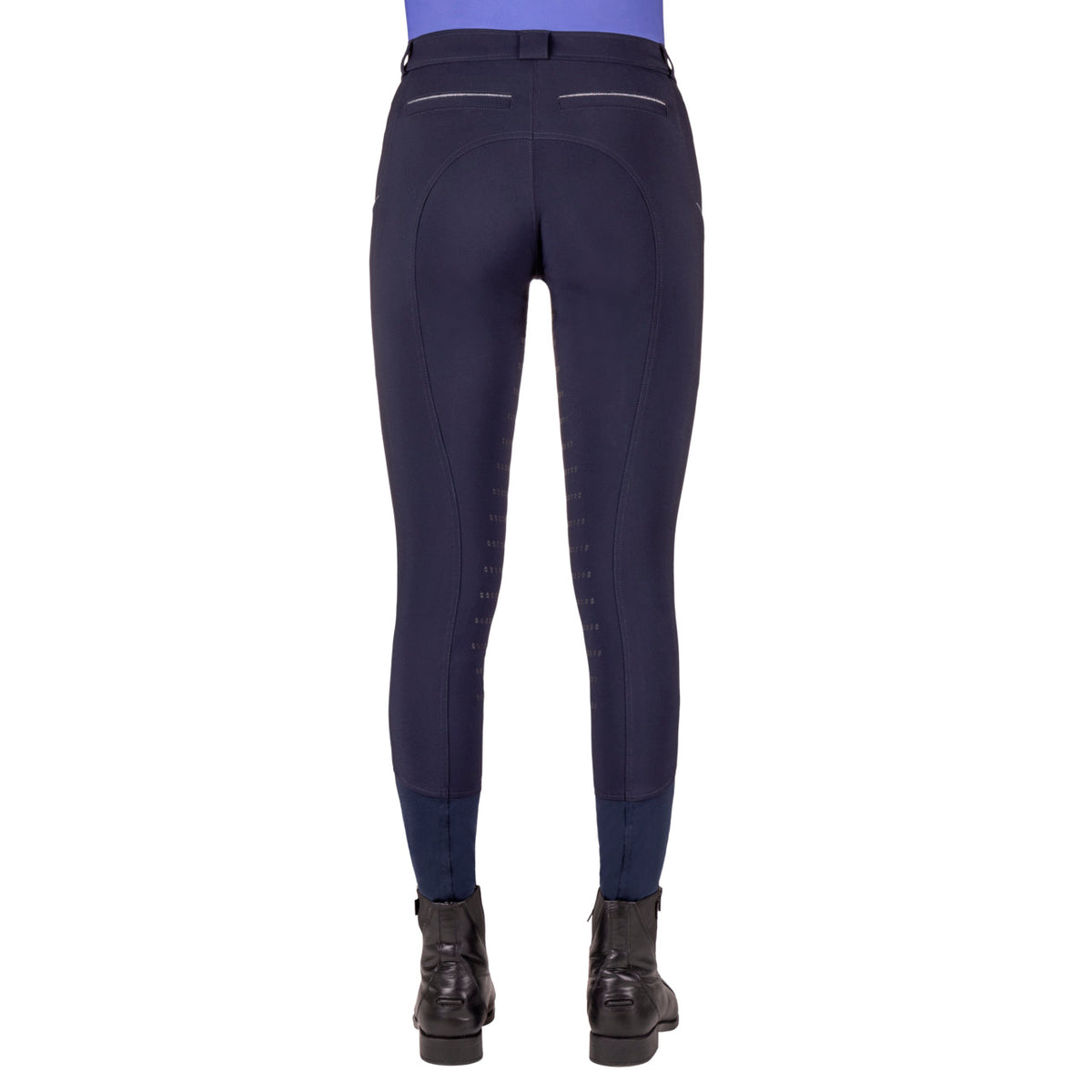 QHP Nyomi Leg Grip Breeches - Navy