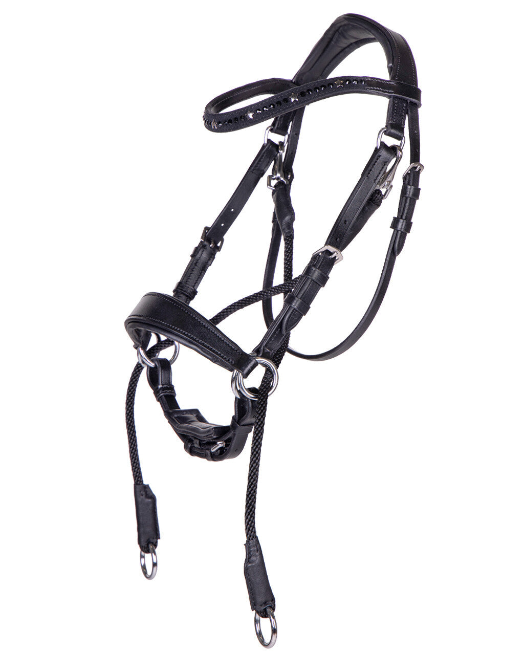 Thunderbolt Bitless Bridle - Black