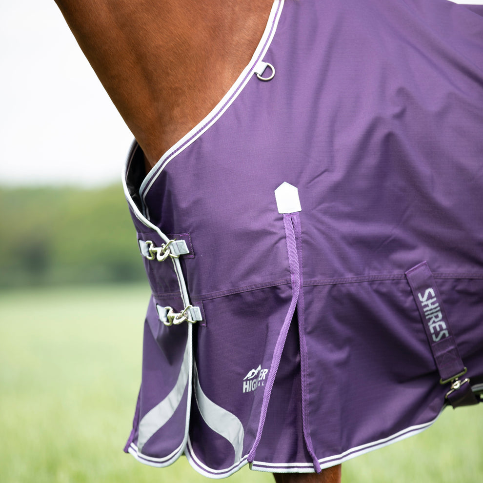 Highlander Original 100 Turnout Rug - Plum