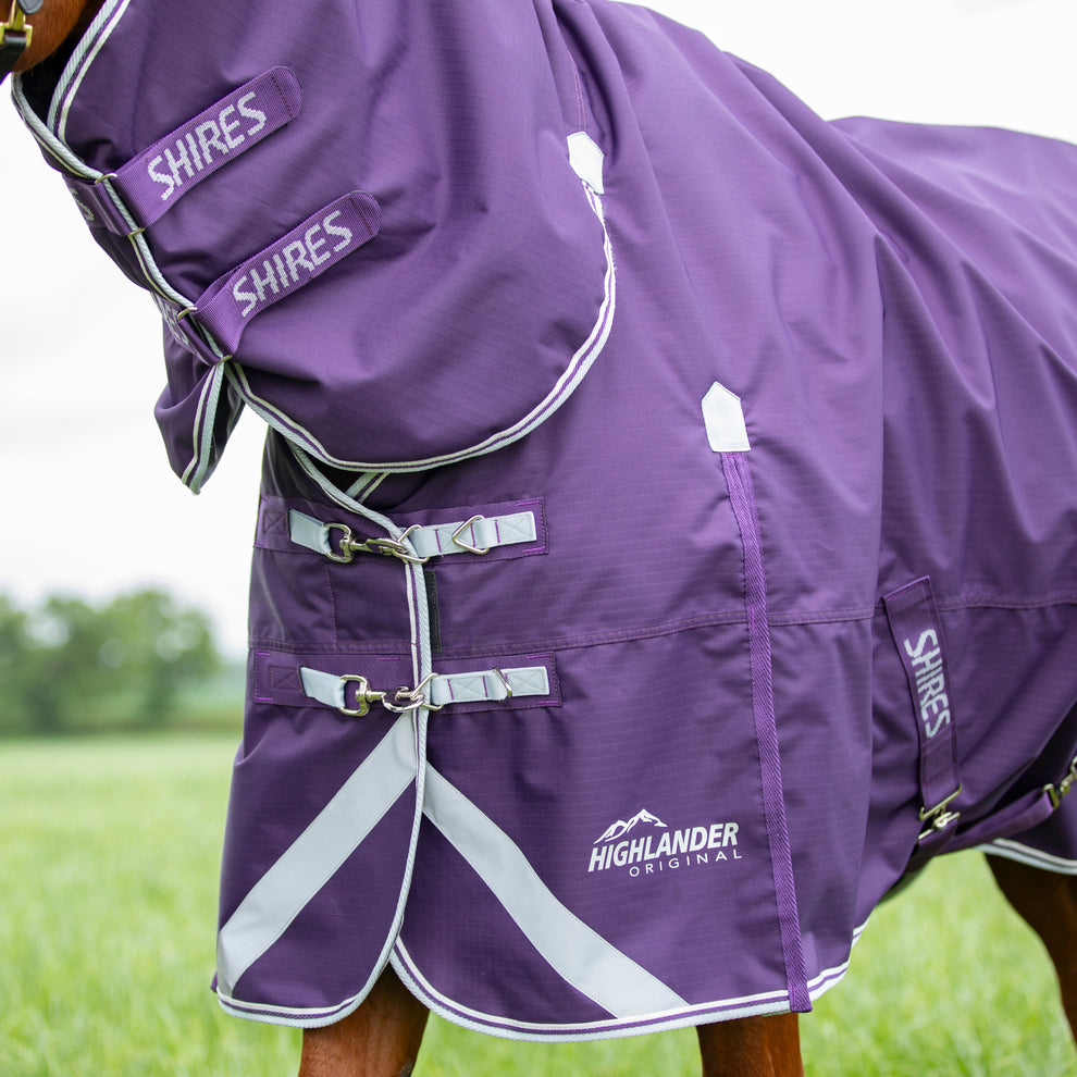 Highlander Original 100 Turnout Combo Rug - Plum