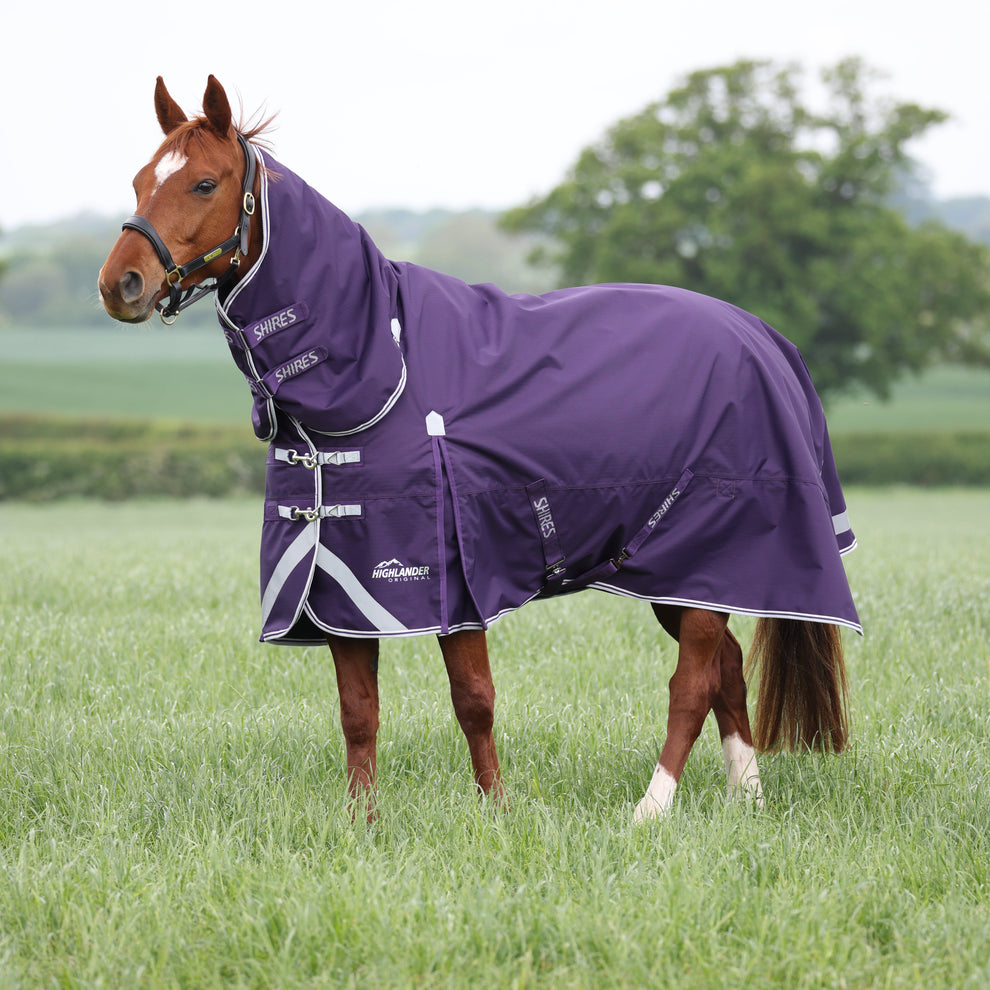 Highlander Original 100 Turnout Combo Rug - Plum
