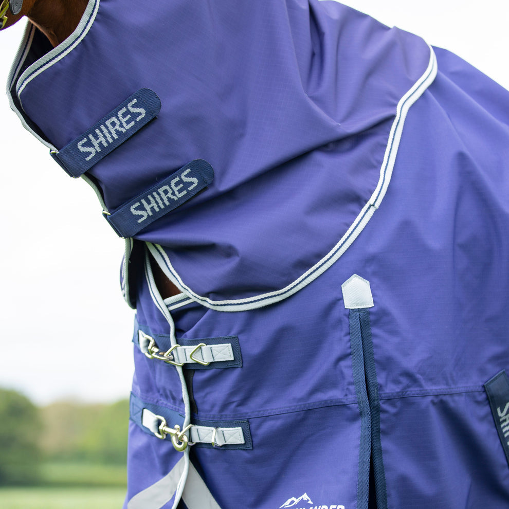 Highlander Original Lite Turnout Rug & Neck Set - Navy