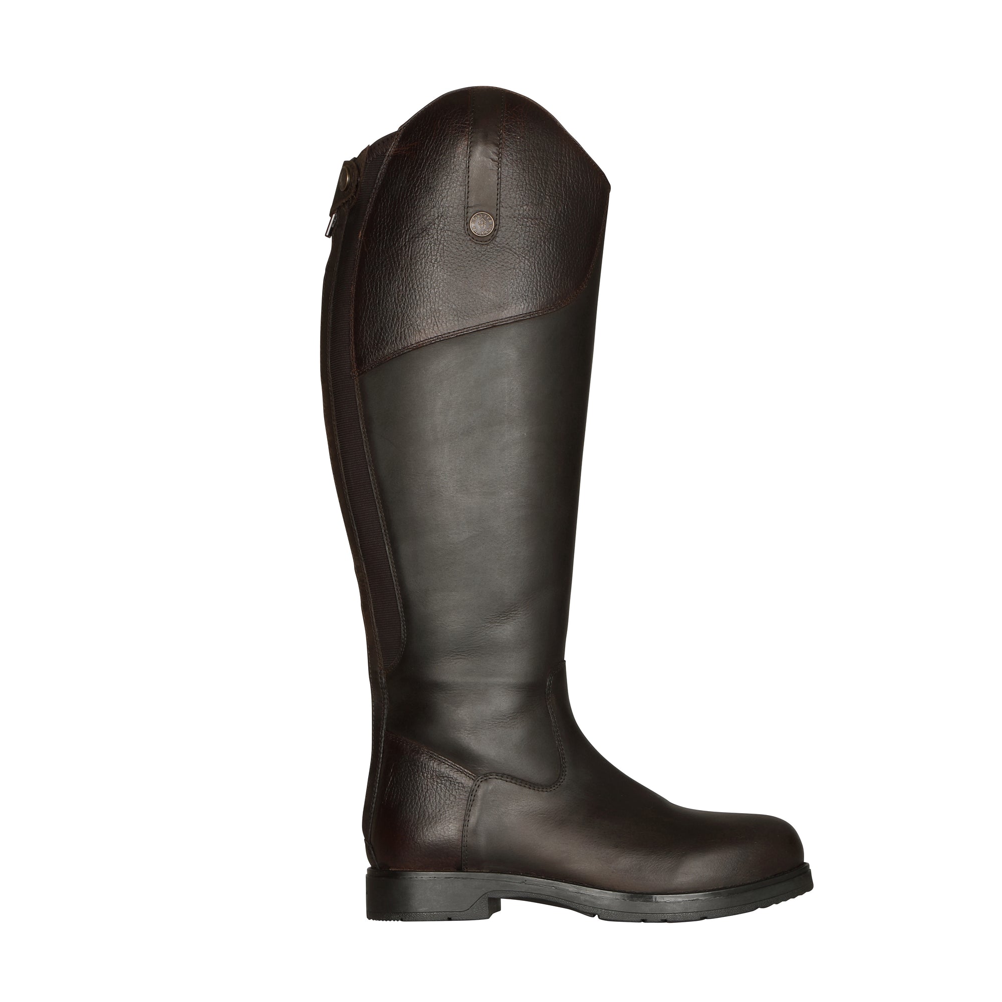 Moretta Dark Brown Ventura Lite Riding Boots - Dark Brown
