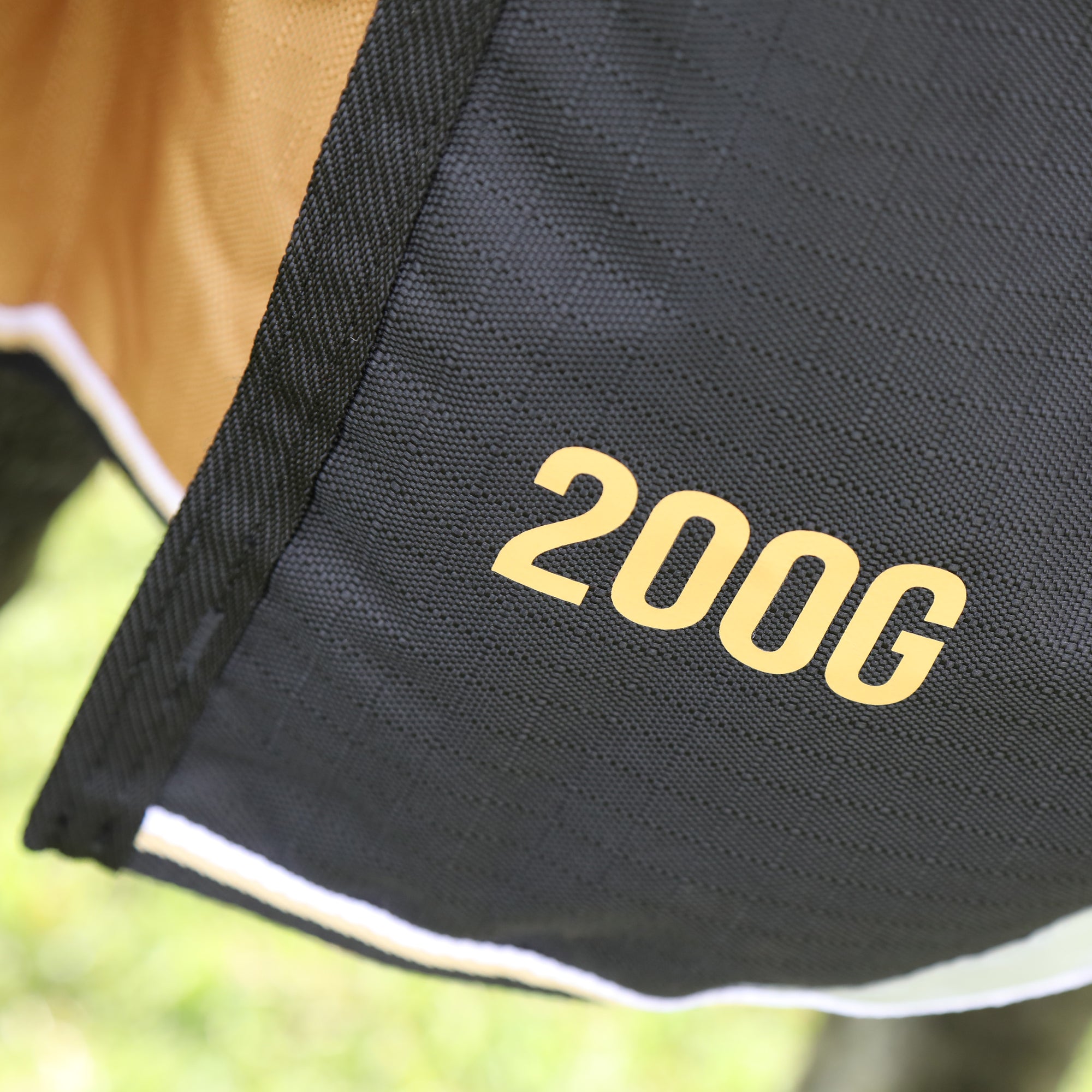 Highlander Plus 200 Turnout Rug & Neck Set - Black