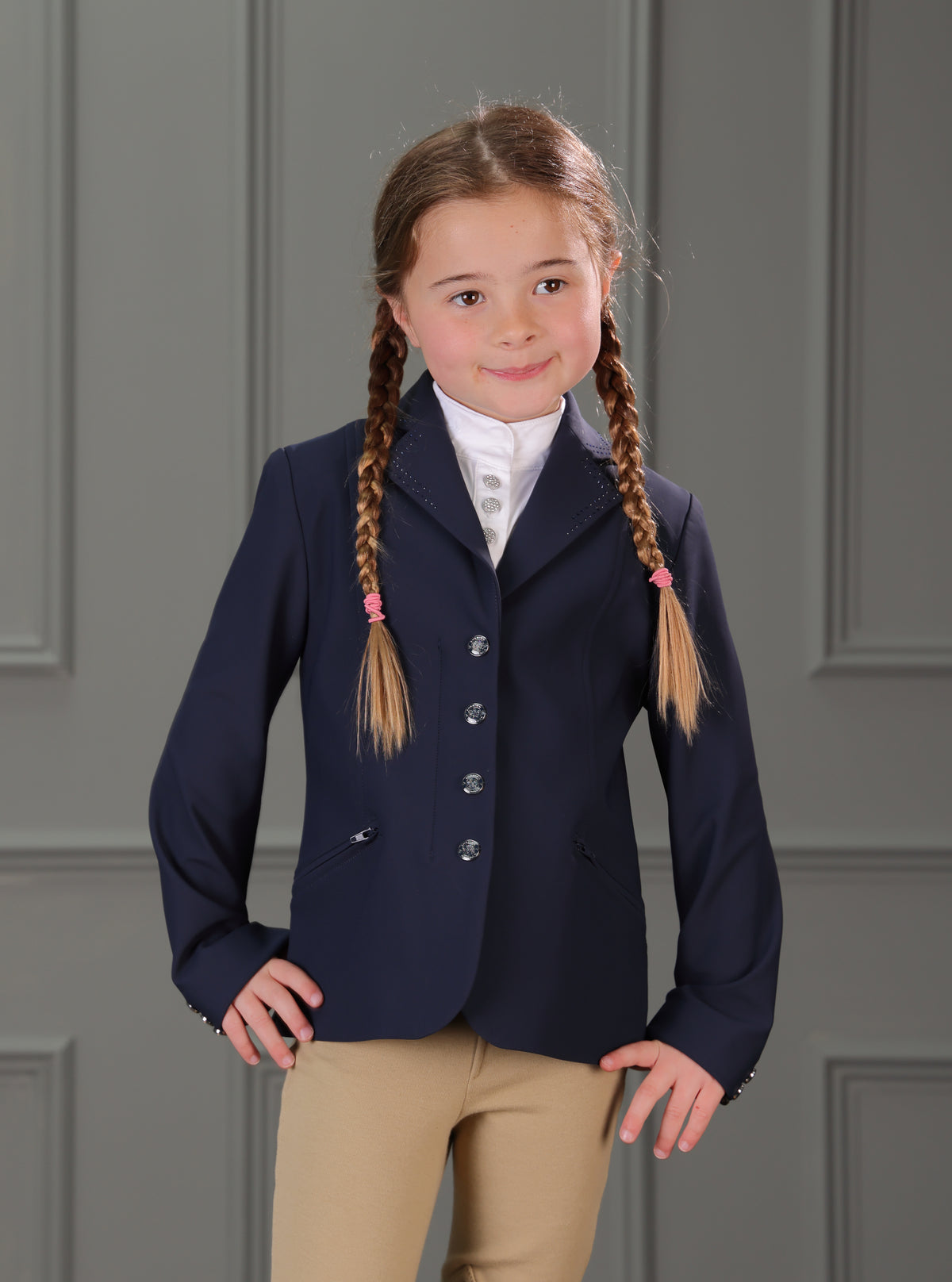 Aubrion Wellington Show Jacket - Young Rider
