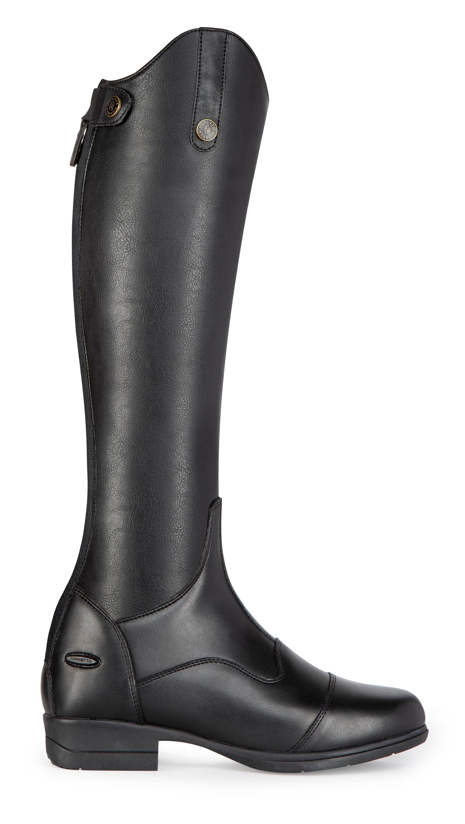 Moretta Marcia Black Long Riding Boots - Black