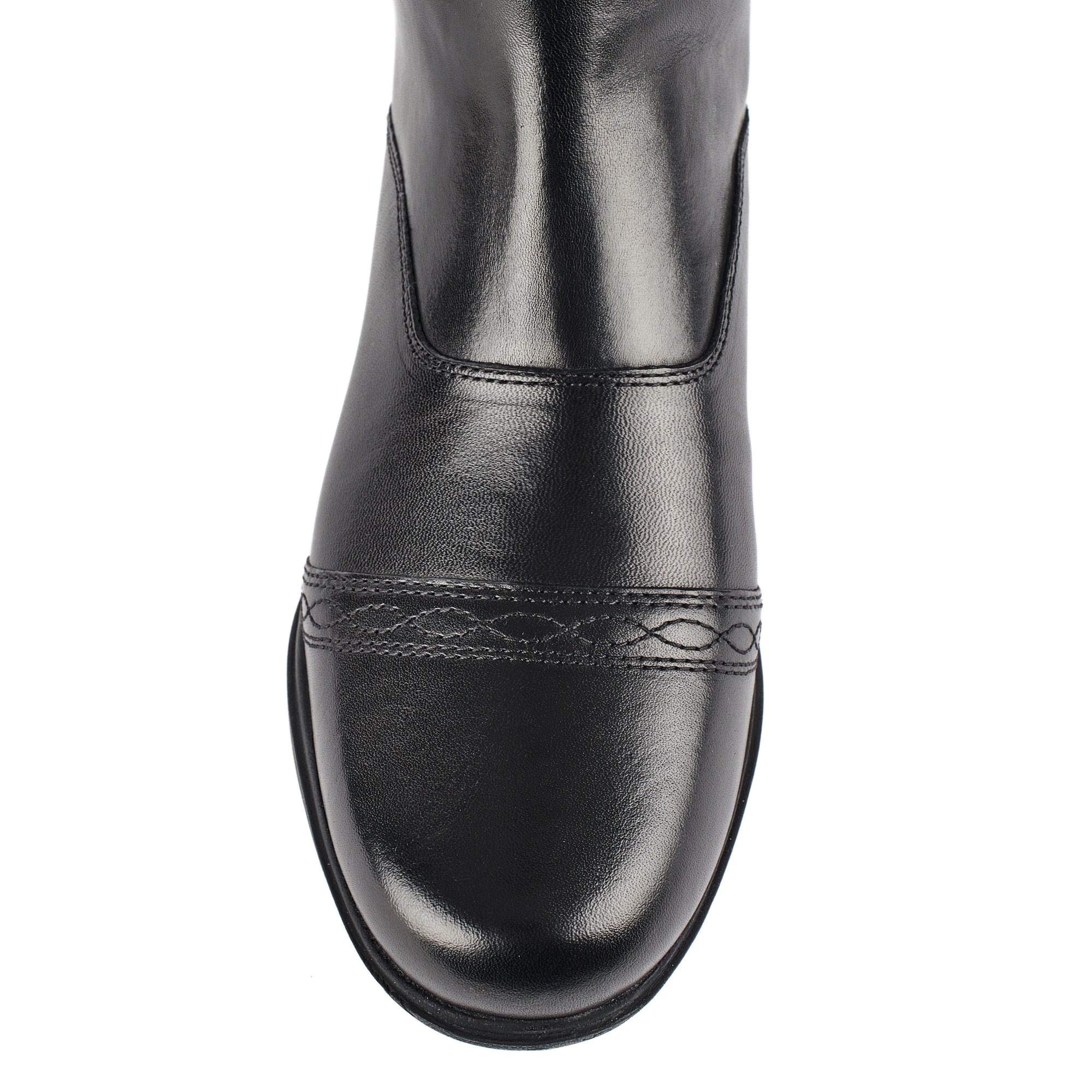 Moretta Aida Long Leather Riding Boots - Regular Calf