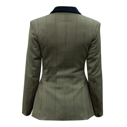 Bellingham Deluxe Stretch Tweed Riding Jacket - Bellingham Green