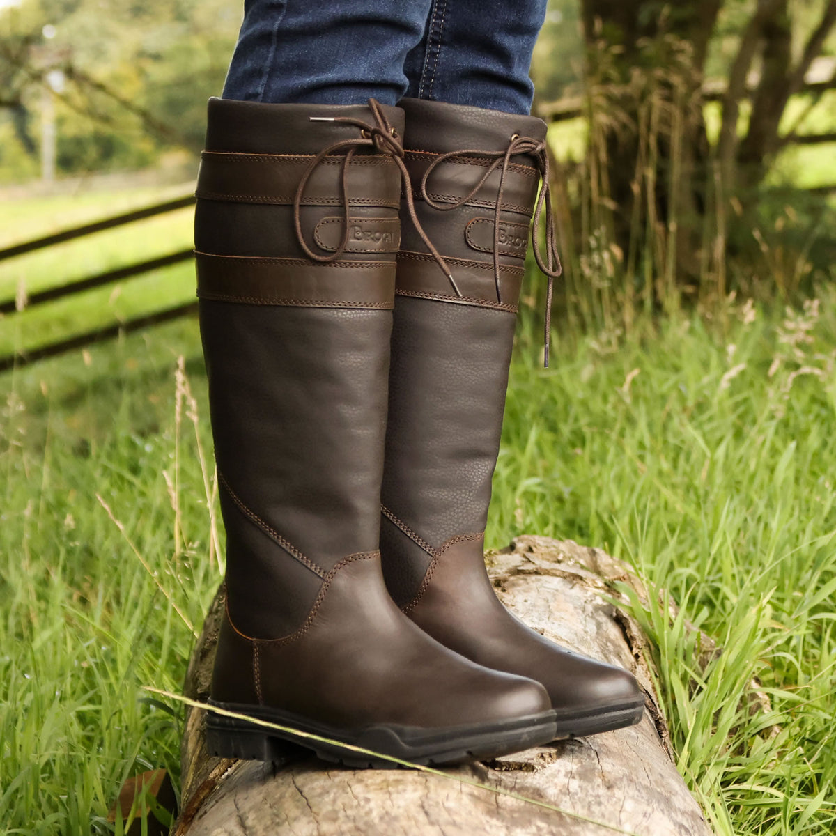 Brogini Longridge Waterproof Country Boots - Brown