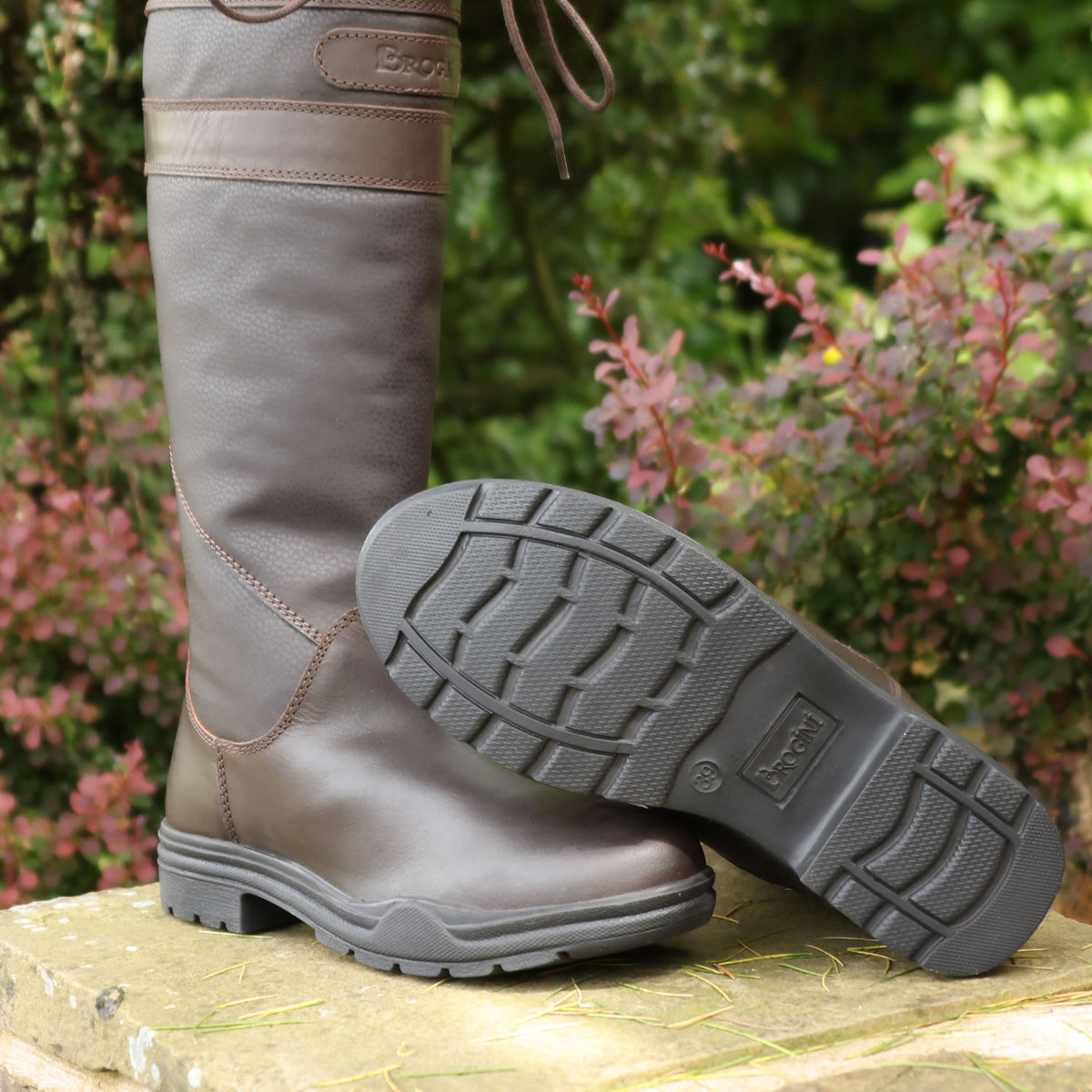 Brogini Longridge Waterproof Country Boots - Brown