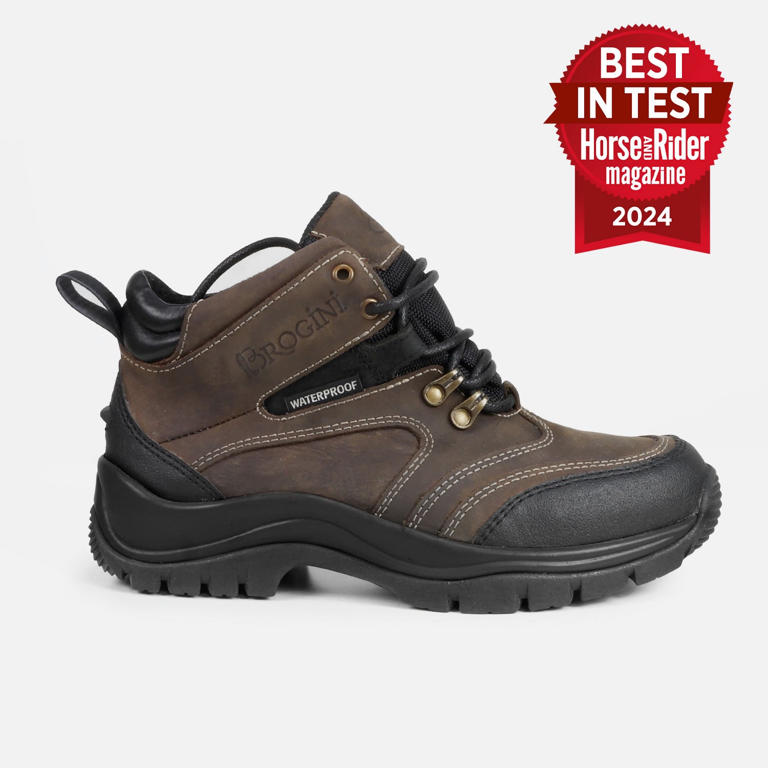 Brogini Montiere Heavy Duty Yard Boots - Brown