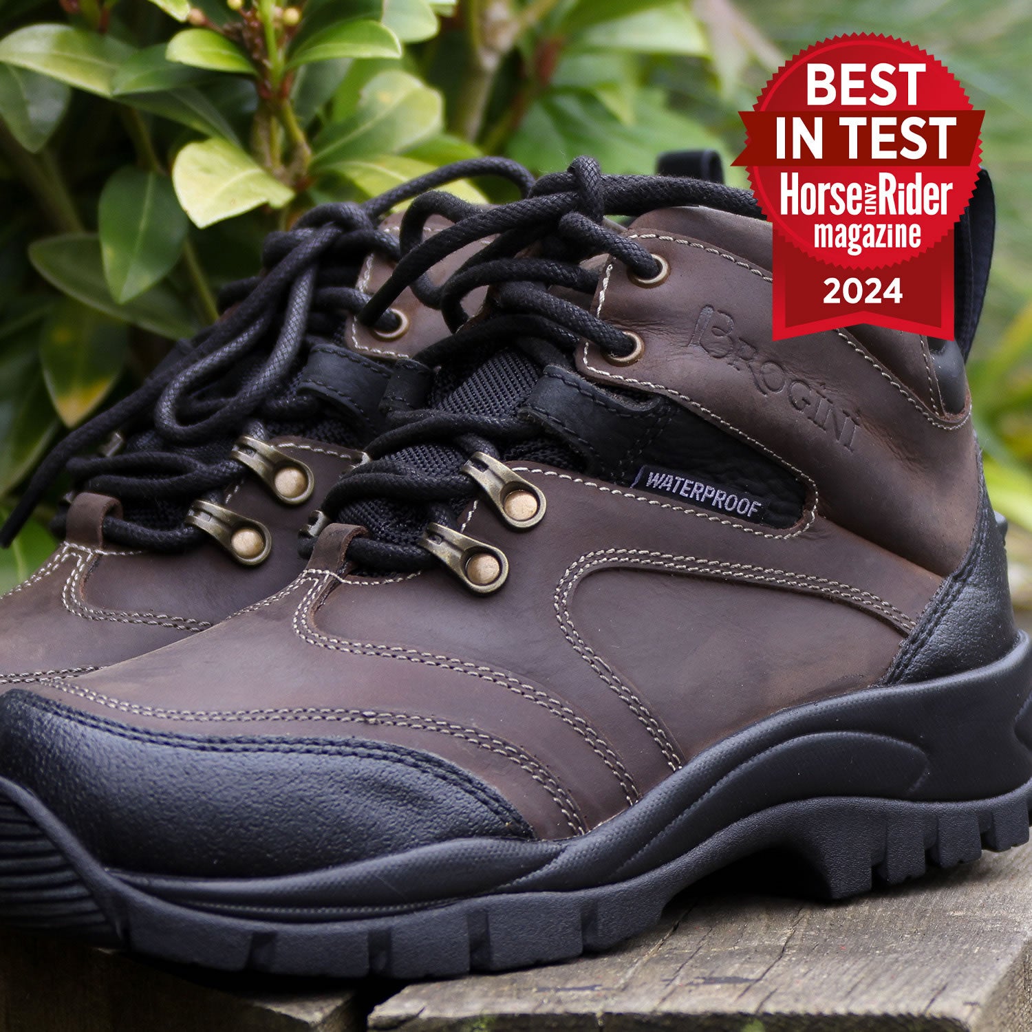 Brogini Montiere Heavy Duty Yard Boots - Brown