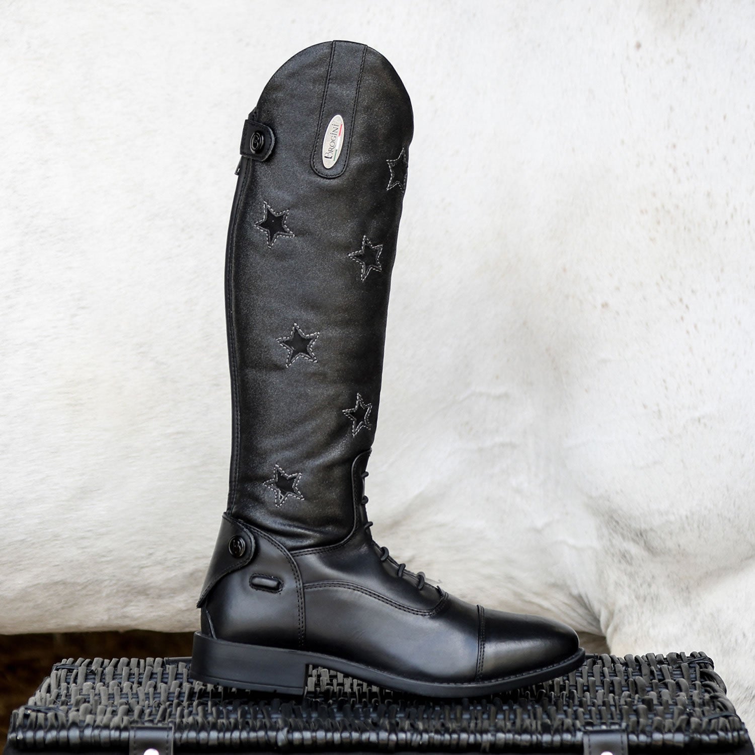 Brogini Carina Piccino Long Riding Boots - Black