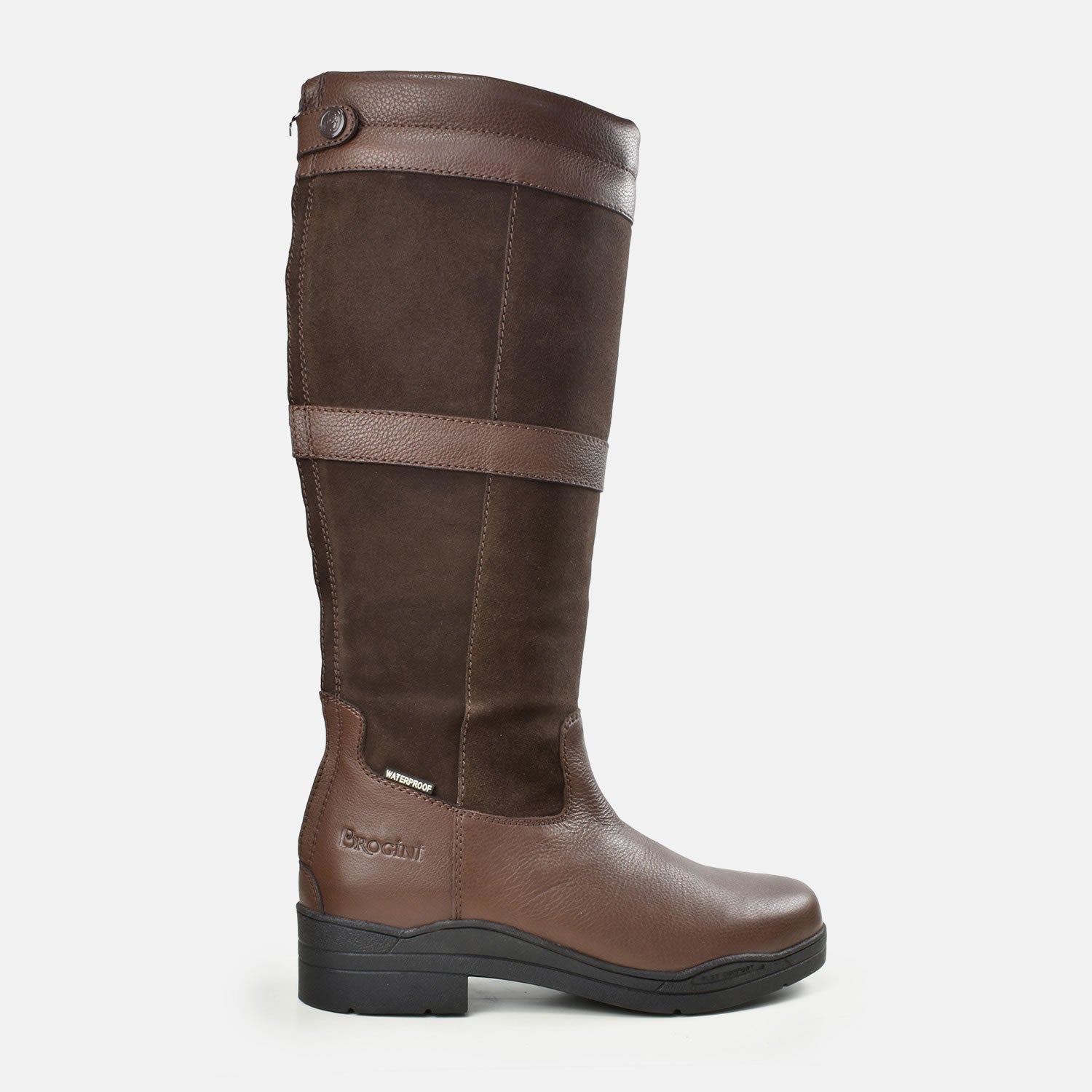 Brogini Hollingworth Zip Country Boots - Brown