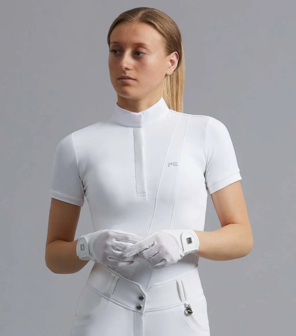 Premier Equine Bellisa Ladies Show Shirt - White