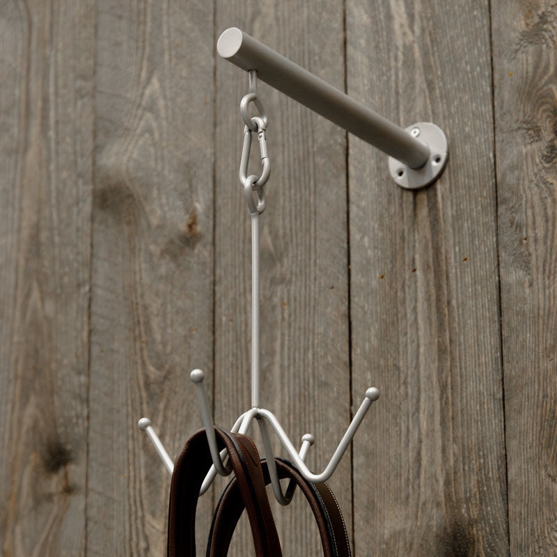 Grooming Deluxe Bridle Hook 4 Prong Wall Attachment