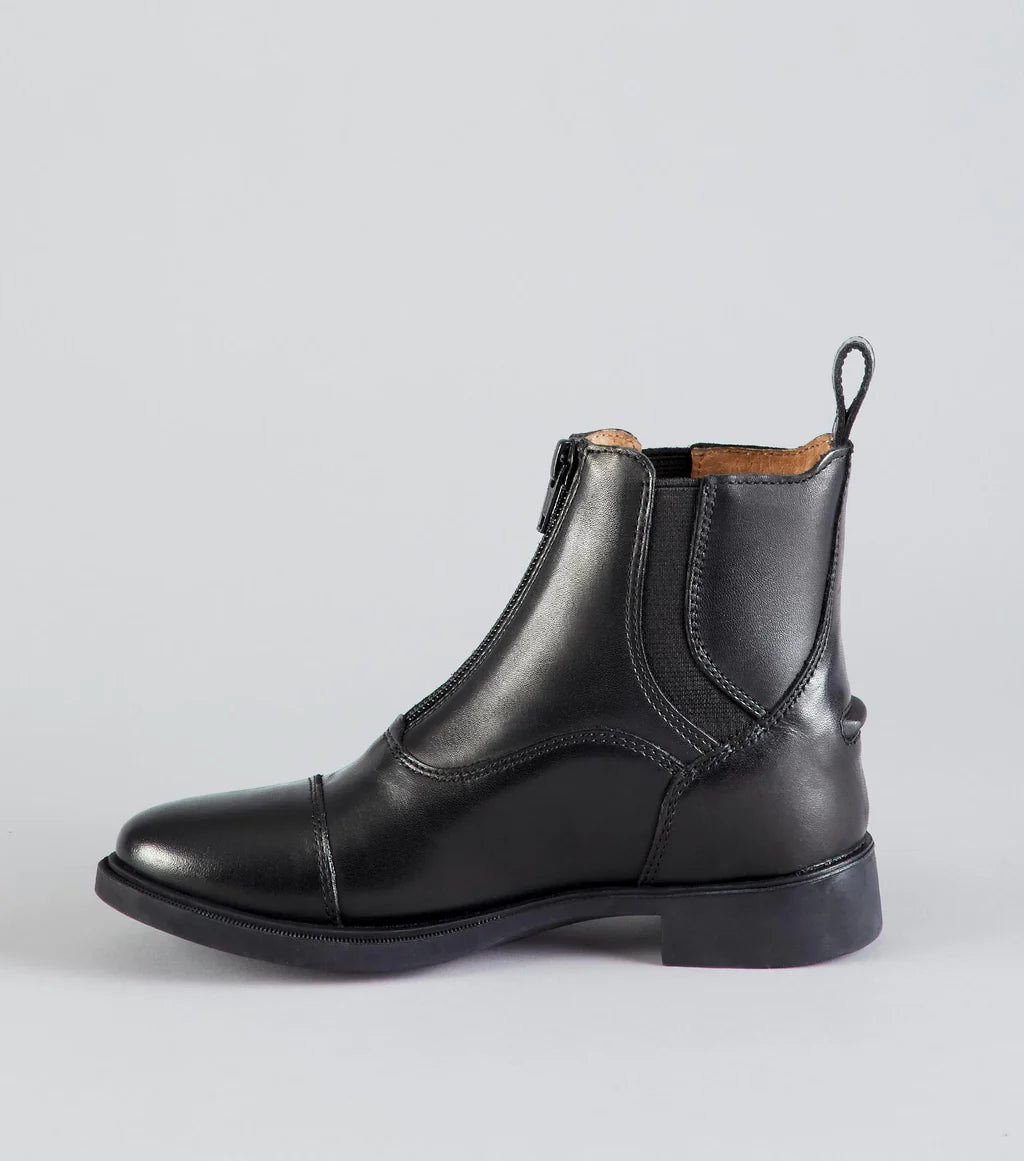Premier Equine Bruno Junior Leather Paddock Boot - Black
