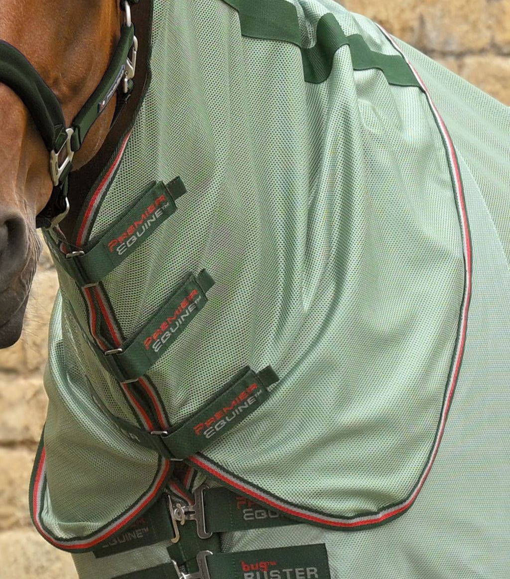Premier Equine Bug Buster Fly Rug with Detachable Neck and Belly Flap