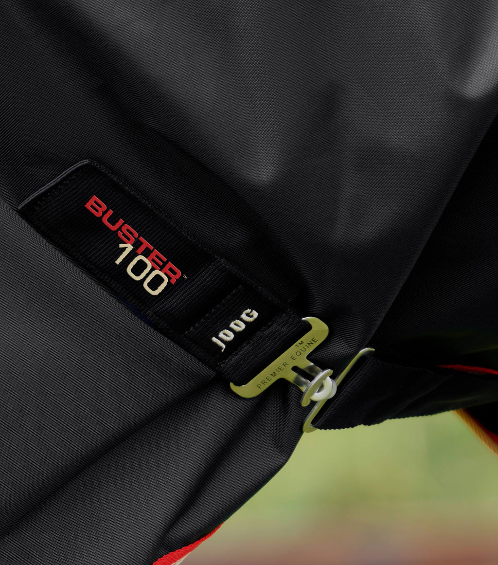 Premier Equine Buster 100g Turnout Rug with Snug-Fit Neck Cover