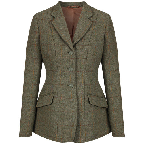 Equetech Claydon Tweed Riding Jacket - Green