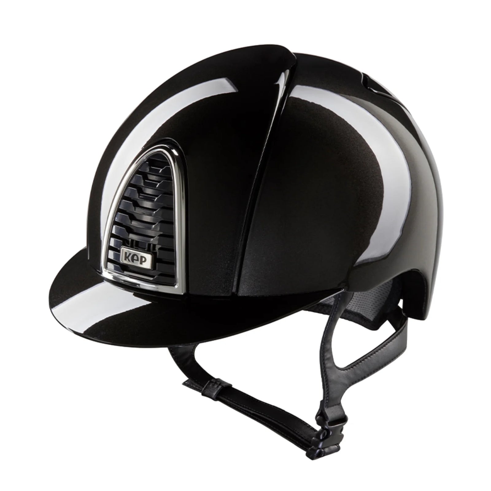 KEP Cromo 2.0 Shine Black with Black Harness Standard Peak