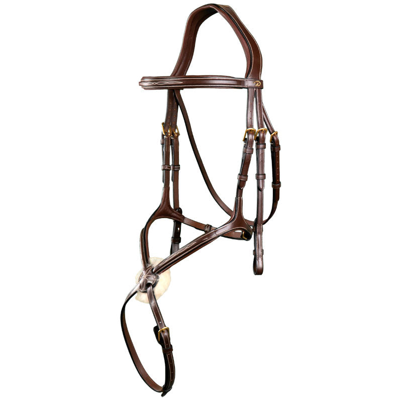 Dyon Collection Bridle with Grackle Noseband