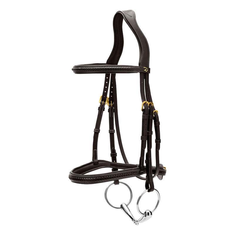 Dy’on Plaited Noseband Bridle Without Flash