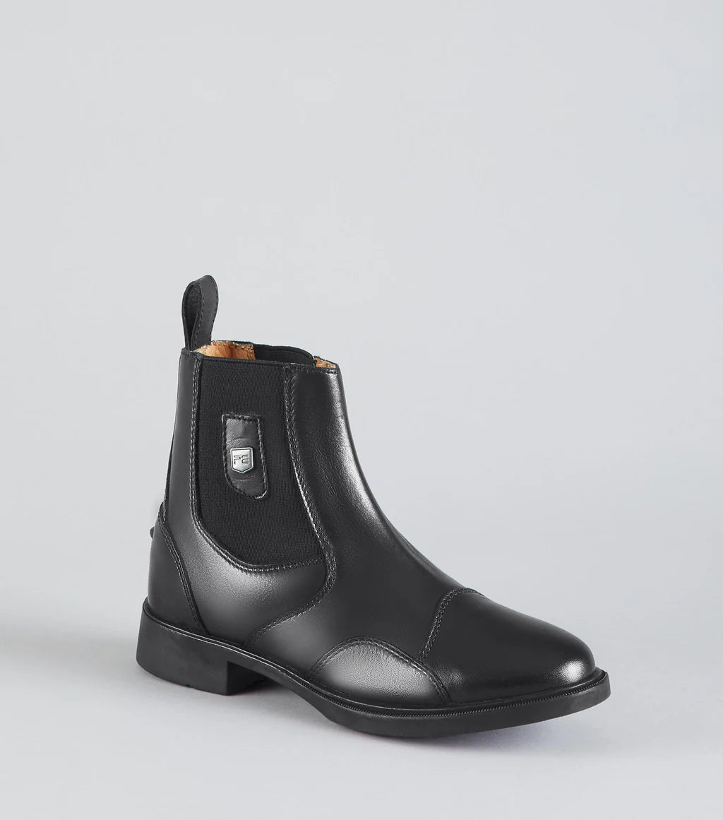 Premier Equine Elnaro Junior Leather Paddock Boot - Black