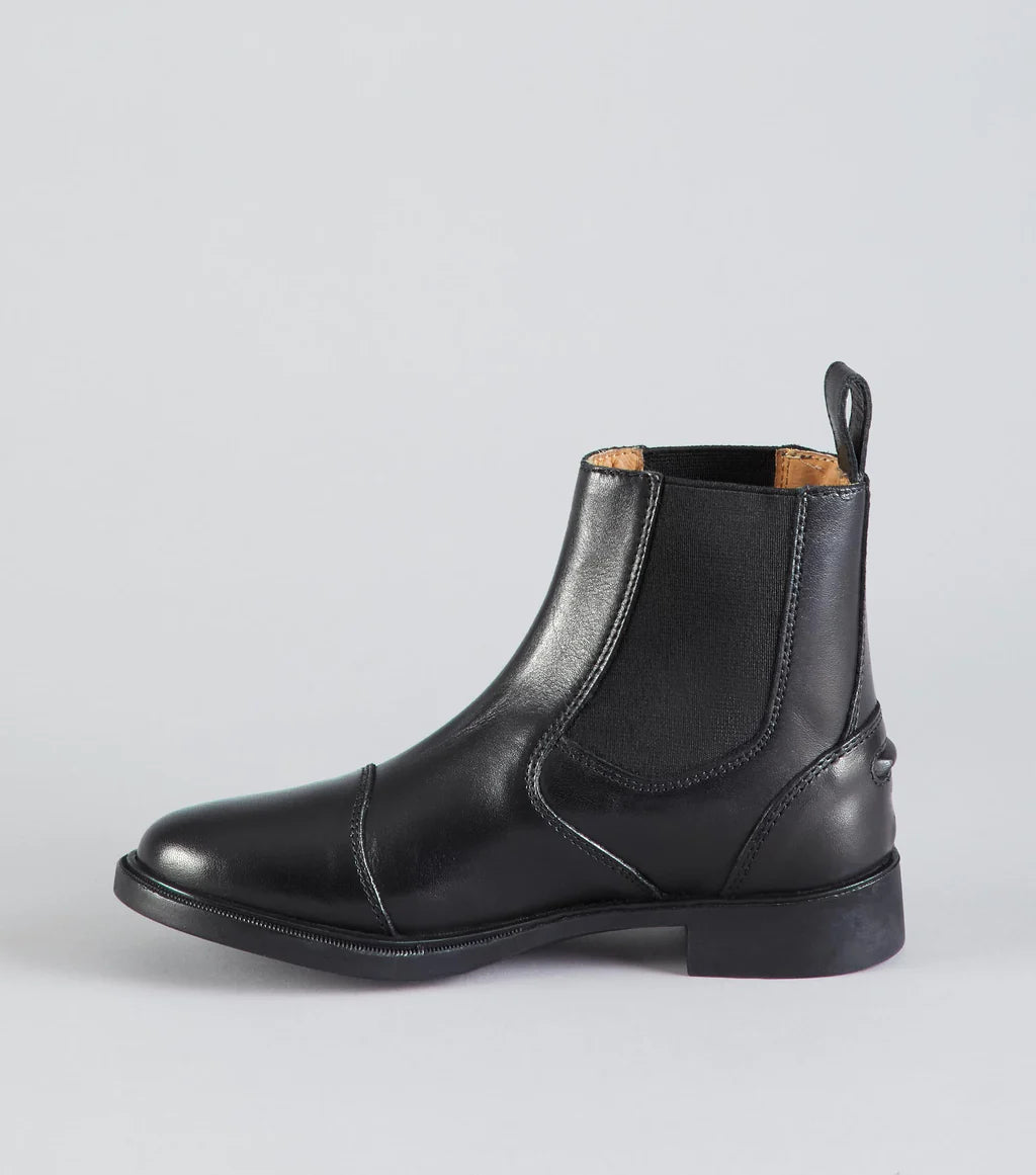 Premier Equine Elnaro Junior Leather Paddock Boot - Black
