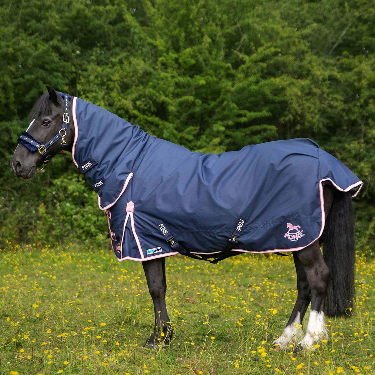 Gallop Ponie Duraproof 50g Turnout Combo - Navy