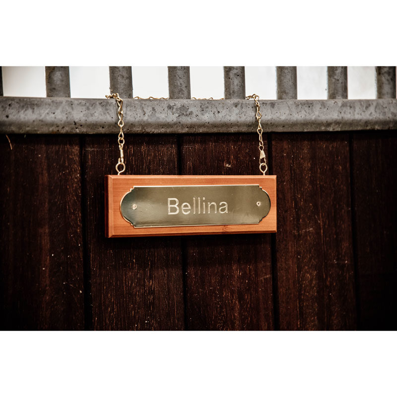 Grooming Deluxe Stable Name Plate Hanger