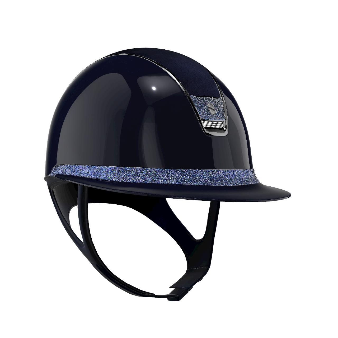 Samshield MissShield 2.0 Blue Alcantara Top with Paradise Shine Frontal Band and Blazon