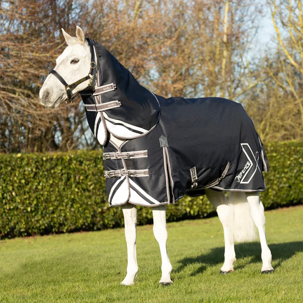DefenceX Shield 50g Turnout Rug with Detachable Neck